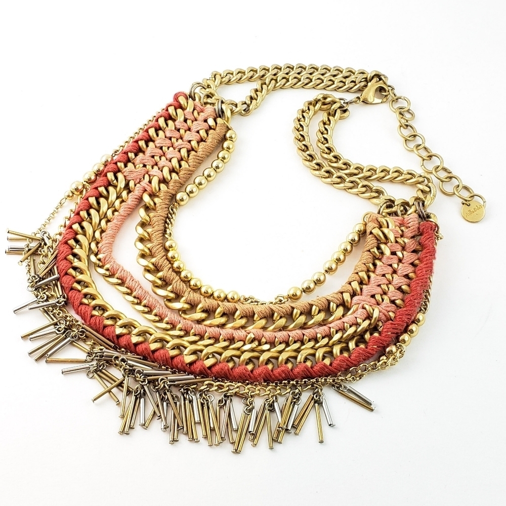 Stella & Dot Statement Necklace Multi Chain